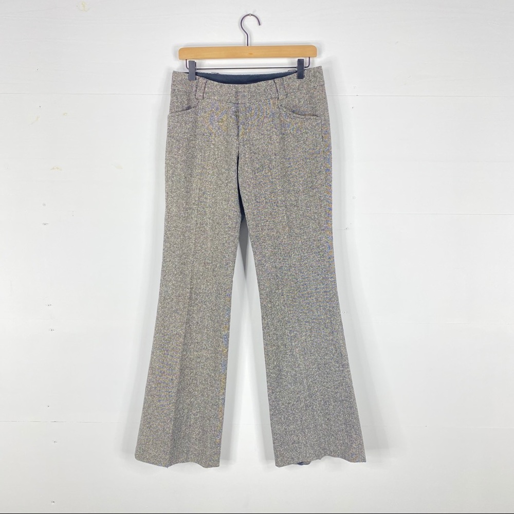 Club Monaco Tweed Flare Trousers Size 4
